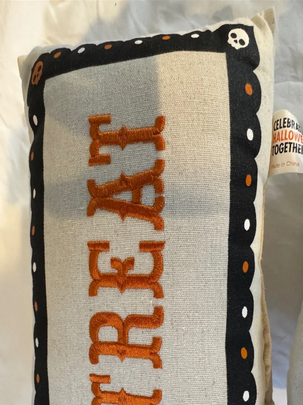 3-Piece Halloween Throw Pillow Set - Trick or Treat Pumpkin Decor